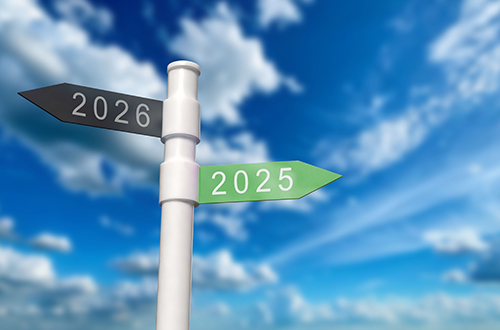 2026,2025,Happy,New,Year,Tow,Way,Direction,Arrow,Blue
